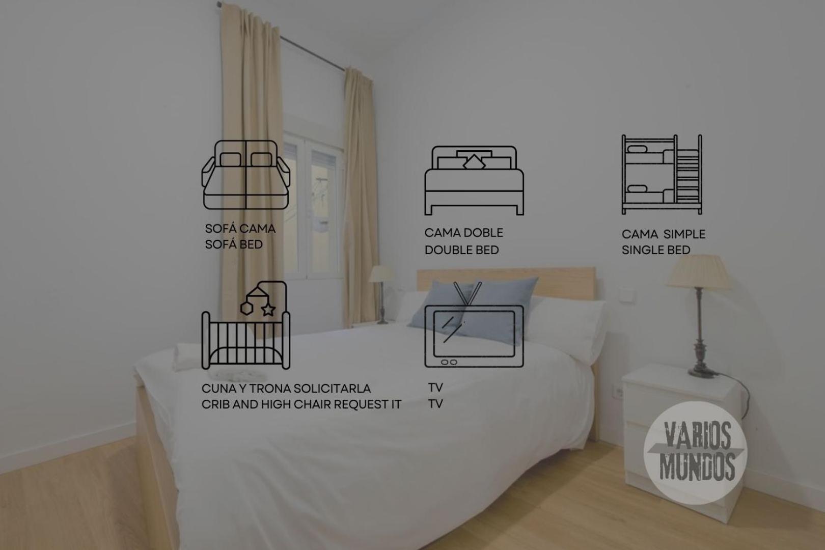 Acogedor Apt Para 5Pax En El Corazon De Chamberi Madrid Bagian luar foto